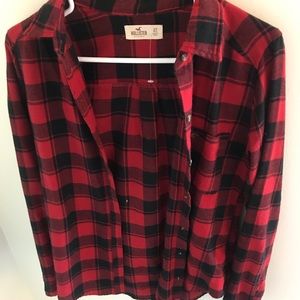 Hollister Red Flannel